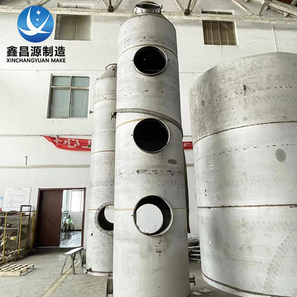 煙氣脫硫除塵不銹鋼噴淋塔的應用